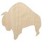 Southwest Native American Bison Buffalo Spirit Animal Unfinished Wood Shape Piece Cutout for DIY Craft Projects